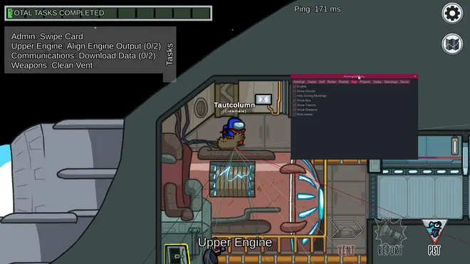 AmongUsMenu - HvH чит на Among Us (Радархак, воллхак, unlock vents, freecam) AmongUsMenu - HvH чит на Among Us (Радархак, воллхак, unlock vents, freecam)