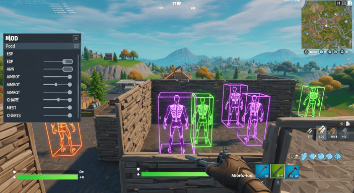 Bfrome BETA - Скачать бесплатный чит на Фортайнт (Аимбот + Бхоп)