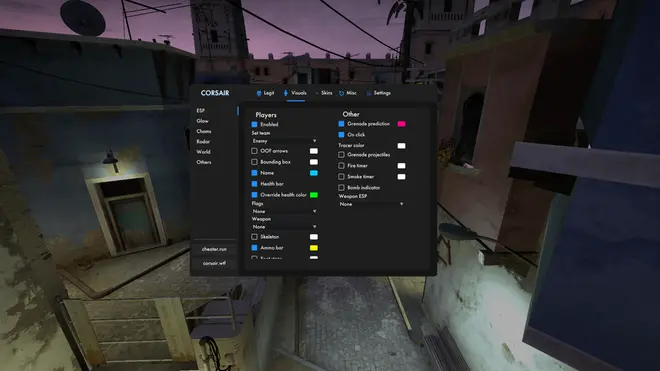 Corsair - популярный CSGO чит от форума Cheater.fun Corsair - популярный CSGO чит от форума Cheater.fun
