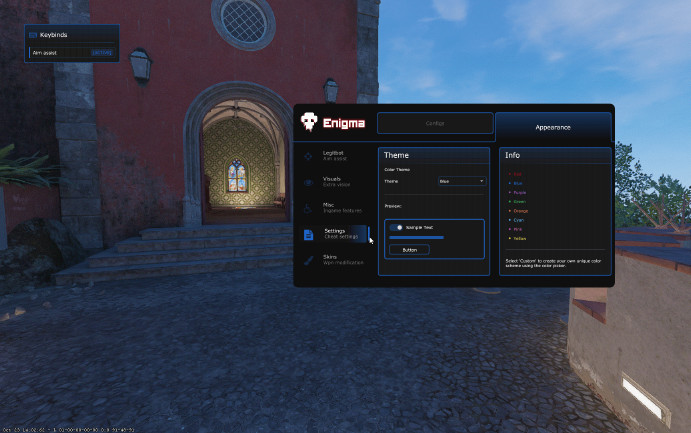 Enigma tech - Бесплатный чит КС 2 (Skinchanger, Aimbot, ESP, КФГ)