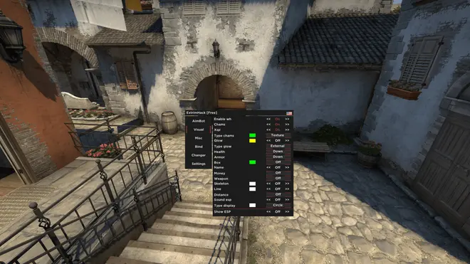 ExtimHack FREE - Бесплатный легит вх + аим чит на CSGO