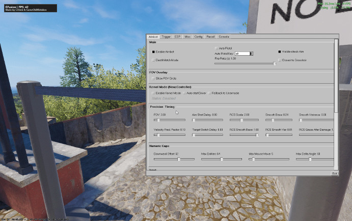 GFusion - External легит чит для КС 2 (ВХ, АИМ, КФГ)