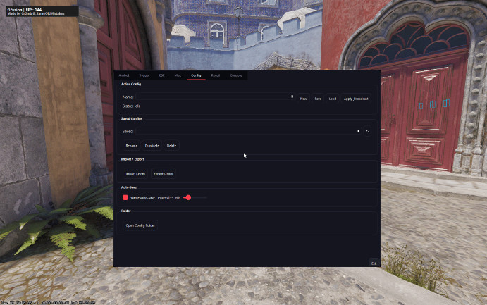 GFusion - External легит чит для КС 2 (ВХ, АИМ, КФГ)