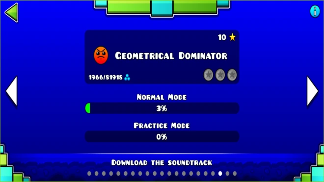 Скачать взлом Geometry Dash Lite (Полная версия бесплатно) | 2.2.142