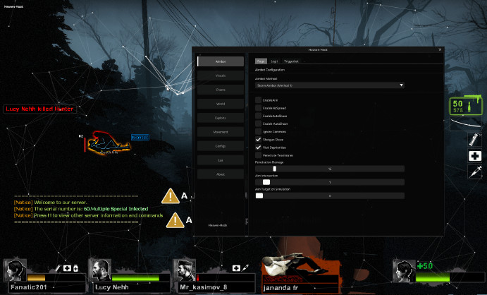 Heaven-hook - Бесплатный чит на L4D2 (От 2026 года)