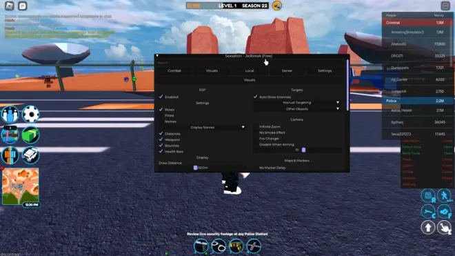 JailBreak - Скрипты для Roblox (Esp, Silent Aim, Auto Farm, Infinite Jump, NoClip, Aimbot) | Aoi Scripts JailBreak - Скрипты для Roblox (Esp, Silent Aim, Auto Farm, Infinite Jump, NoClip, Aimbot) | Aoi Scripts
