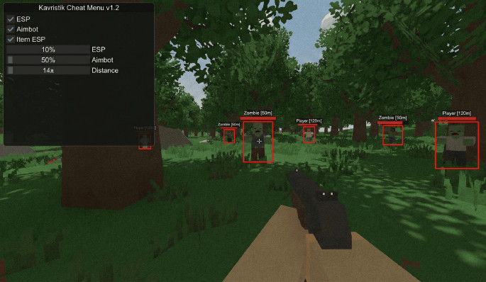 Kavristik - Бесплатный ХВХ чит на Unturned