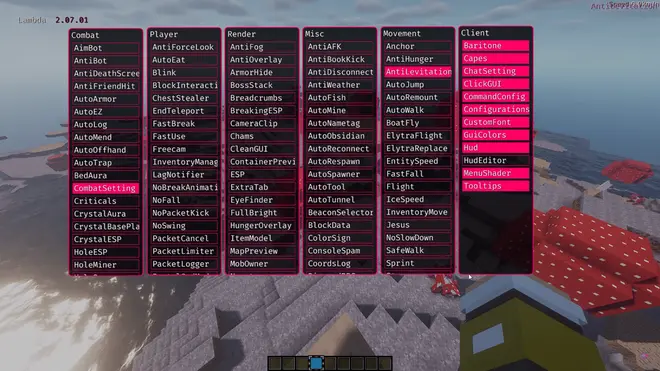 Aimbot, BedAura, HoleESP, AutoArmor - Minecraft чит Lambda | 1.12.2 Aimbot, BedAura, HoleESP, AutoArmor - Minecraft чит Lambda | 1.12.2