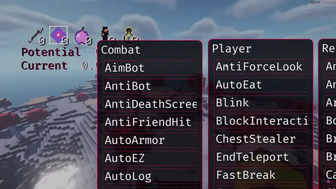 Aimbot, BedAura, HoleESP, AutoArmor - Minecraft чит Lambda Aimbot, BedAura, HoleESP, AutoArmor - Minecraft чит Lambda