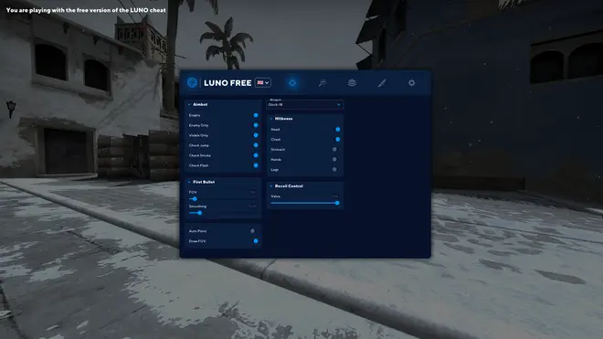 Luno - Бесплатный аим + вх + скинчейджер чит на CSGO Luno - Бесплатный аим + вх + скинчейджер чит на CSGO