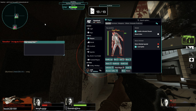RazeHack - Бесплатный чит на L4D2