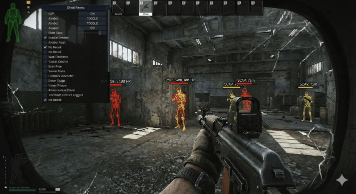 Redline - Бесплатный чит на Escape from Tarkov без бана (Воллхак с триггерботом)