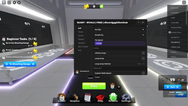 Rivals - Бесплатные читы на Roblox (LUA) Rivals - Бесплатные читы на Roblox (LUA)