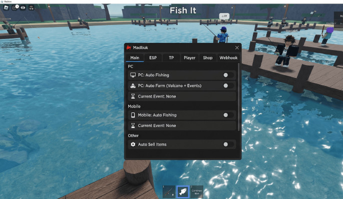 Fish It - Бесплатные скрипты для Roblox (Auto Fish, Auto Sell, Fish ESP)