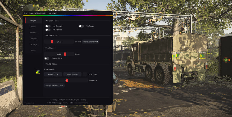 TD2 Public - Бесплатный internal чит на The Division 2
