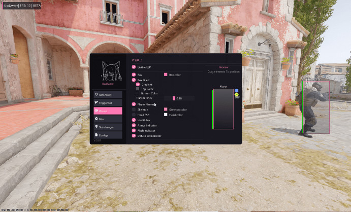 UwUware - Простой и бесплатный Internal чит на КС 2