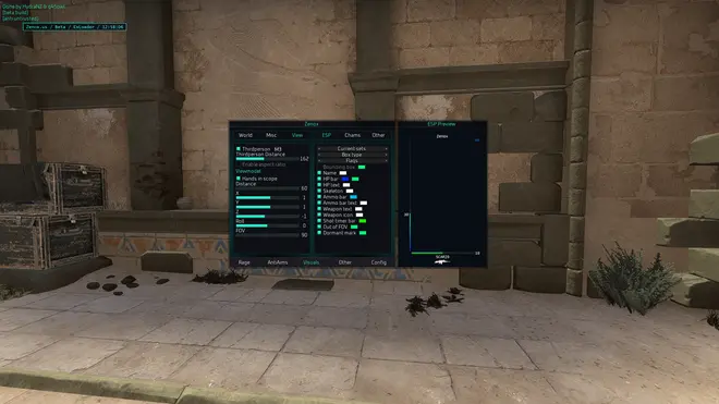 Zenox - Chams, Ragebot, Wallhack, ESP для CSGO Zenox - Chams, Ragebot, Wallhack, ESP для CSGO